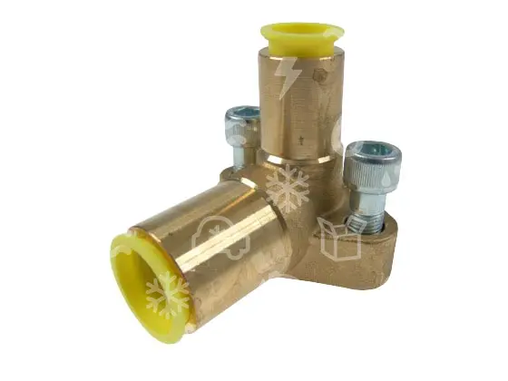 tělo termost. exp. ventilu ALCO, rohové, pro XB1019, 16 x 22 mm